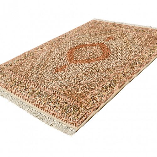 HANDMADE PERSIAN TABRIZ WOOL-SILK 2,05X1,51