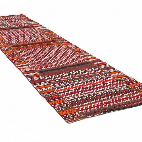 HANDMADE CARPET GHASHQHAI-KILIM  3,02X0,82