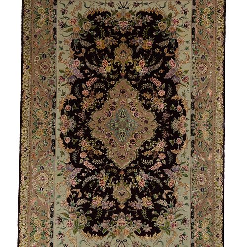 HANDMADE CARPET TABRIZ 70 RAJ WOOL-SILK 2,92X1,77 COLLECTIVE (SET OF 2 PIECES)