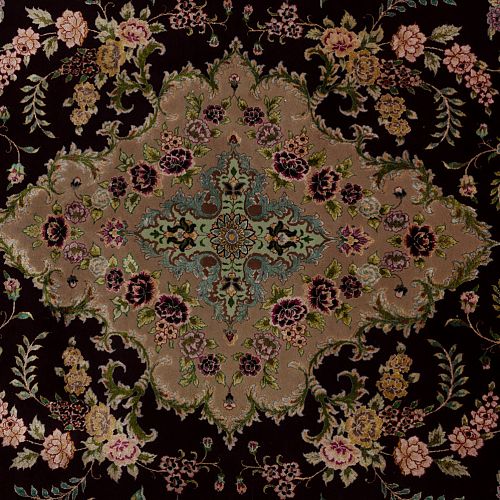 HANDMADE CARPET TABRIZ 70 RAJ WOOL-SILK 2,92X1,77 COLLECTIVE (SET OF 2 PIECES)