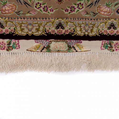 HANDMADE PERSIAN TABRIZ 70 RAJ WOOL-SILK 2,92X1,77 COLLECTIVE (SET OF 2 PIECES)
