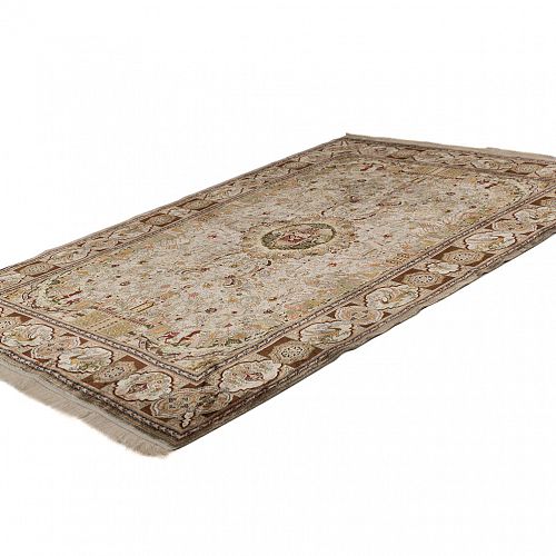 HANDMADE CARPET CHINESE SILK 2,42X1,80