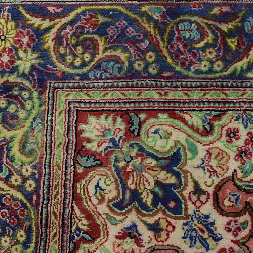 HANDMADE CARPET GOM SILK 1,23X0,77 SIGNED BY HOSSEINI