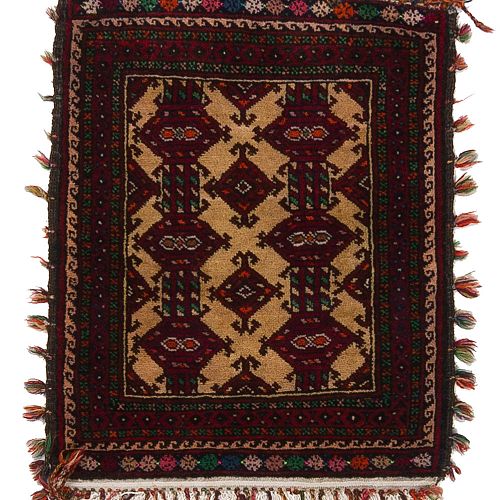 HANDMADE CARPET PERSIAN BALOCH 0,76X0,58 (SET)