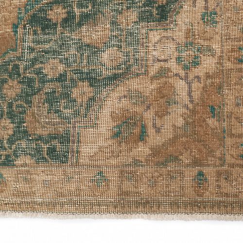 HANDMADE PERSIAN VINTAGE TABRIZ CARPET 3,38X2,33