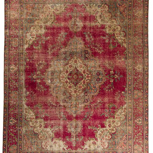 HANDMADE PERSIAN CARPET VINTAGE MARAND 3,86X2,87