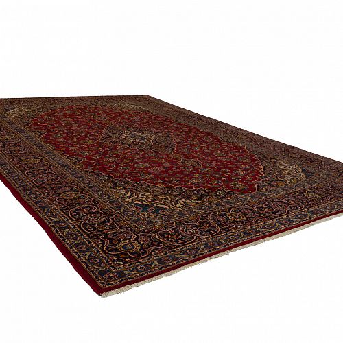 HANDMADE CARPET PERSIAN KASHAN 4,13X2,95 SPECIAL