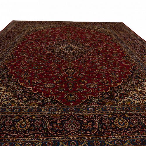 HANDMADE CARPET PERSIAN KASHAN 4,13X2,95 SPECIAL