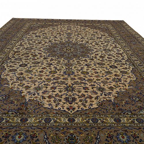 HANDMADE CARPET KASHAN 4,04X2,98 COLLECTIVE