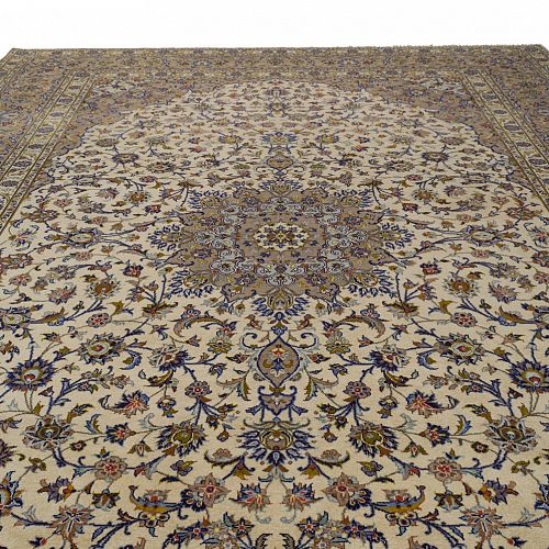 HANDMADE CARPET KASHAN 4,04X2,98 COLLECTIVE