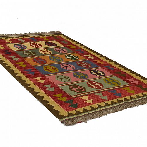 HANDMADE PERSIAN KILIM GHASHGHAEI 1,65X1,08