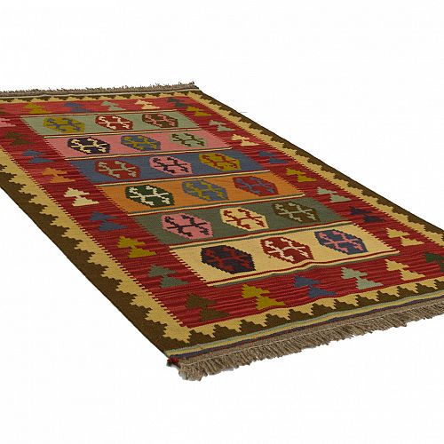 HANDMADE PERSIAN KILIM GHASHGHAEI 1,65X1,08