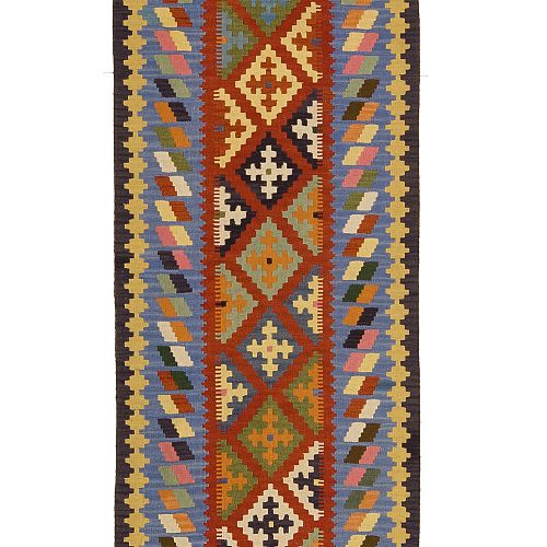 HANDMADE PERSIAN KILIM GHASHGHAEI 1,95X0,83