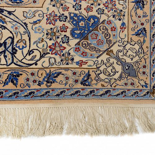 HANDMADE CARPET NAIN GOMBAT WOOL-SILK 3,04X2,95