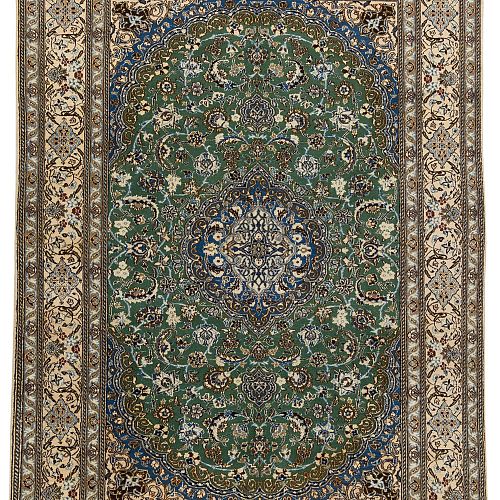 HANDMADE CARPET NAIN WOOL-SILK 2,92X1,99