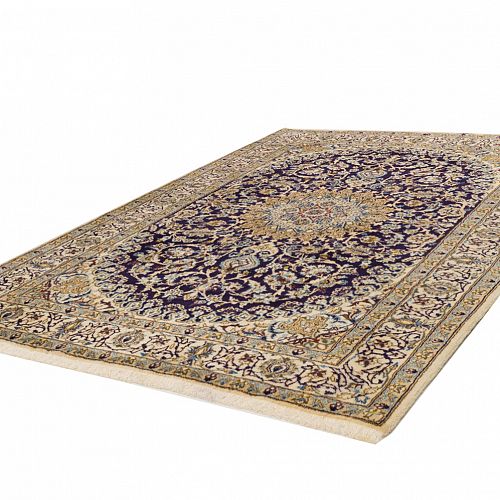 HANDMADE CARPET NAIN WOOL-SILK 2,97X2,00