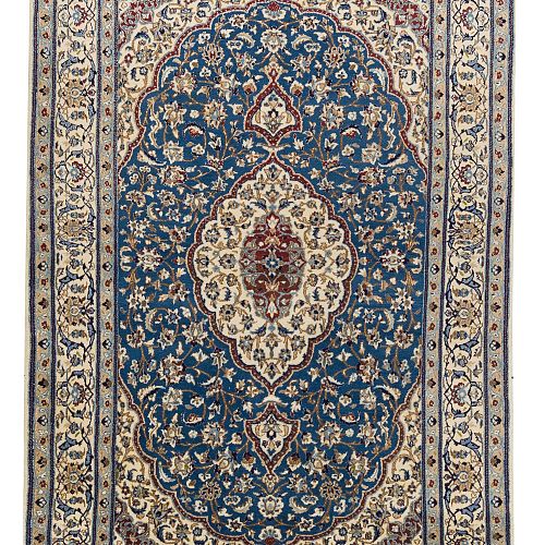 HANDMADE CARPET NAIN WOOL-SILK 2,85X1,95