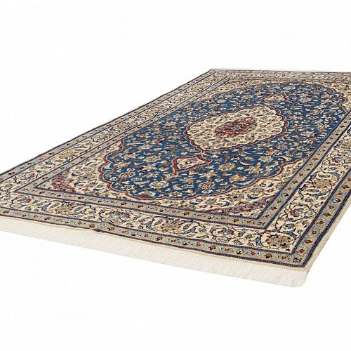 HANDMADE CARPET NAIN WOOL-SILK 2,85X1,95