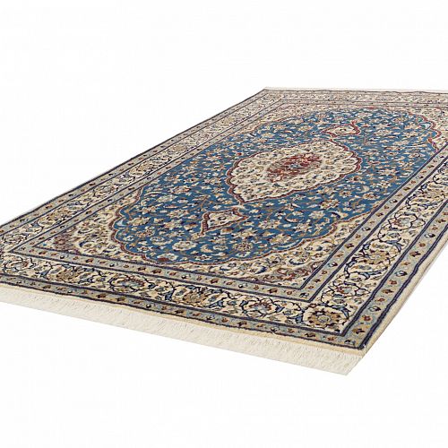 HANDMADE CARPET NAIN WOOL-SILK 2,85X1,95