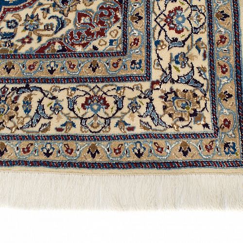 HANDMADE CARPET NAIN WOOL-SILK 2,85X1,95