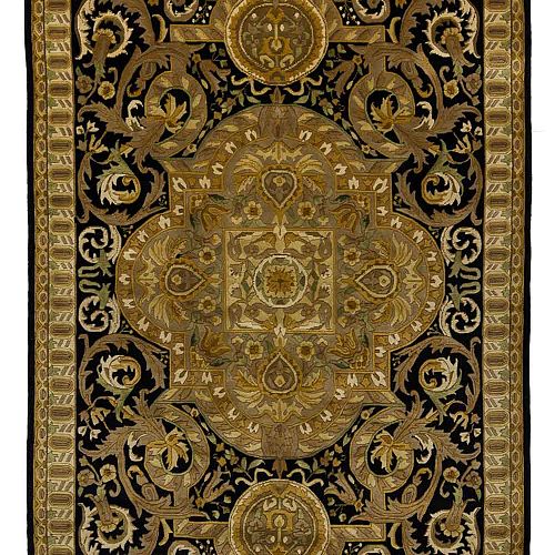 HANDMADE INDIAN OUBLE-KNOT CARPET 2,73X1,82