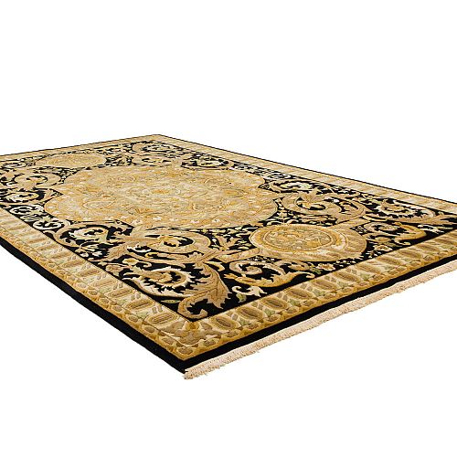 HANDMADE INDIAN OUBLE-KNOT CARPET 2,73X1,82