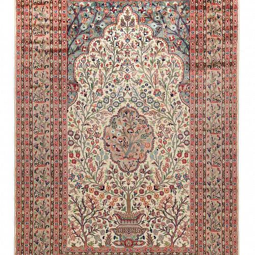 ΧΕΙΡΟΠΟΙΗΤO ΧΑΛΙ ΣΧΕΔΙΟ FARAHAN ΜΑΛΛΙ-ΜΕΤΑΞΙ 2,83X1,85