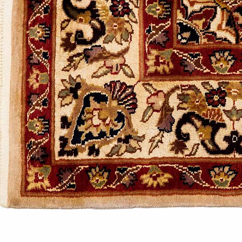 HANDMADE CARPET FARAHAN WOOL-SILK 3,81X2,83