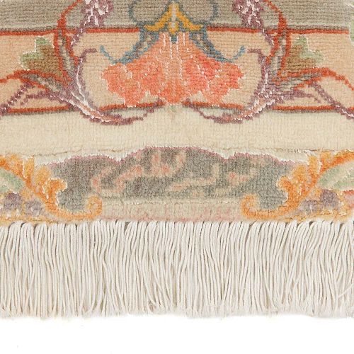 HANDMADE PERSIAN TABRIZ 50 RAJ 3,00X2,00 WOOL-SILK SIGNED