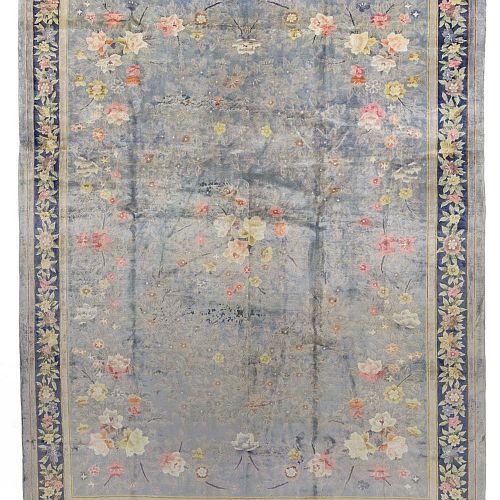 HANDMADE CARPET CHINESE SILK ANTIQUE 3,35X2,51