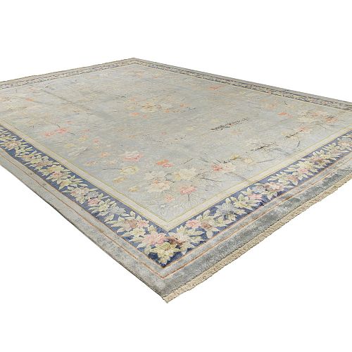 HANDMADE CARPET CHINESE SILK ANTIQUE 3,35X2,51