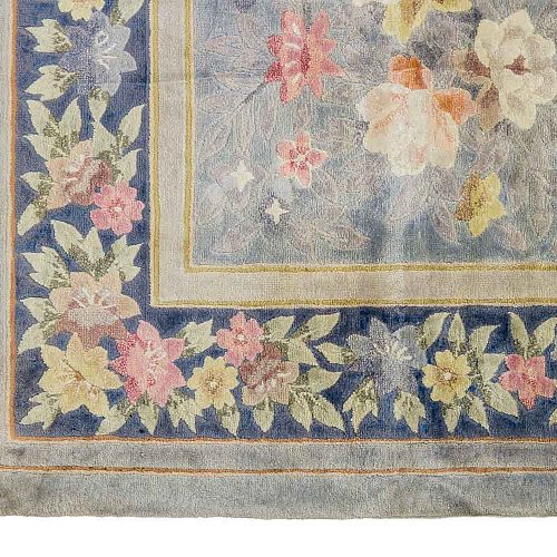 HANDMADE CHINESE SILK ANTIQUE CARPET 3,35X2,51