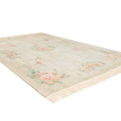 HANDMADE CARPET CHINESE SILK ANTIQUE 2,81X1,88