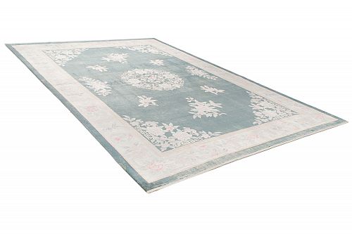 HANDMADE CARPET CHINESE VINTAGE SILK 2,96X2,08