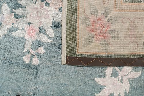 HANDMADE CARPET CHINESE VINTAGE SILK 2,96X2,08