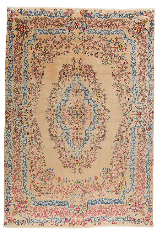 HANDMADE CARPET KERMAN 4,56x2,98