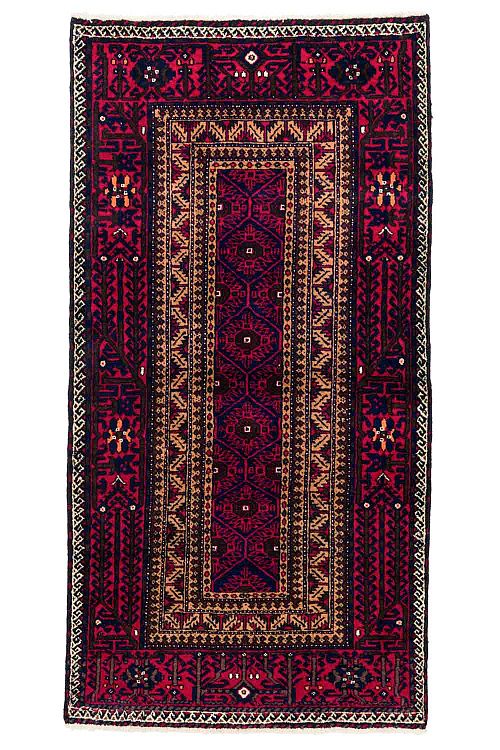 HANDMADE CARPET PERSIAN BALOCH 1,88X0,95