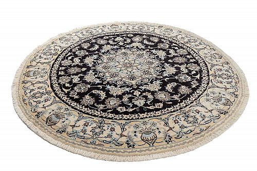 HANDMADE CARPET PERSIAN NAIN 1,92X1,92 WOOL-SILK