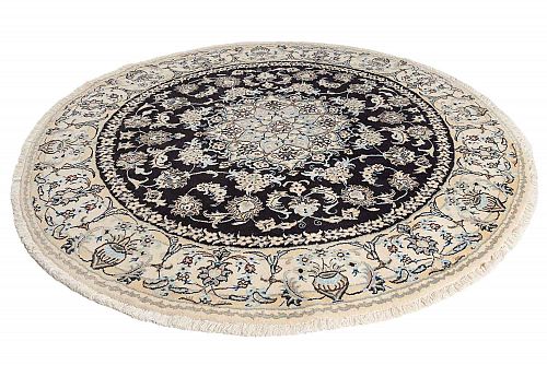 HANDMADE CARPET PERSIAN NAIN 1,92X1,92 WOOL-SILK