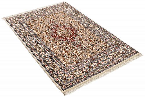 HANDMADE CARPET PERSIAN MOUD 1,22X0,83 WOOL-SILK