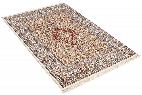 HANDMADE CARPET PERSIAN MOUD 1,22X0,83 WOOL-SILK