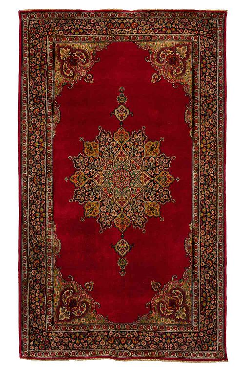 HANDMADE PERSIAN KERMAN ANTIQUE CARPET 1,56X0,92