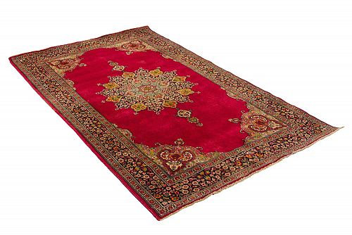 HANDMADE PERSIAN KERMAN ANTIQUE CARPET 1,56X0,92