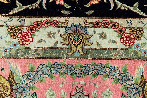 HANDMADE PERSIAN TABRIZ CARPET 60 RAJ 3,90X2,91