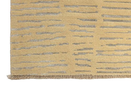 PERSIAN MODERN BAMBOU SILK CARPET 3,94X2,98