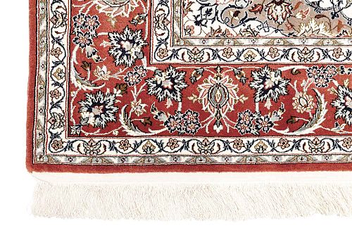 HANDMADE PERSIAN ESFAHAN CARPET 2,20X1,52 SIGNED BY SERAFIAN COLLECTIVE