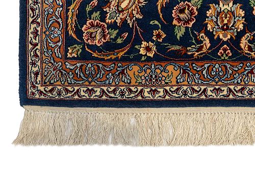 HANDMADE PERSIAN ESFAHAN CARPET 2,70X1,75 SIGNED BY MAHDIE COLLECTIVE