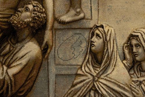 ΧΕΙΡΟΠΟΙΗΤΟ ΧΑΛΙ TABRIZ ΠΕΡΣΙΚΟ ΑΝΑΓΛΥΦΟ ΕΠΙΤΟΙΧΙΟ 60RAJ ΜΑΛΛΙ-ΜΕΤΑΞΙ 1,19Χ0,82 ΜΕ ΥΠΟΓΡΑΦΗ