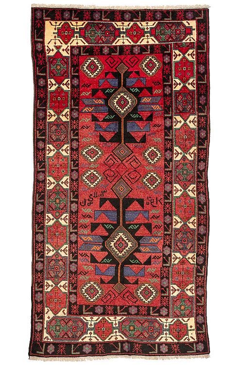 HANDMADE PERSIAN GHOUCHAN CARPET 3,08Χ1,58