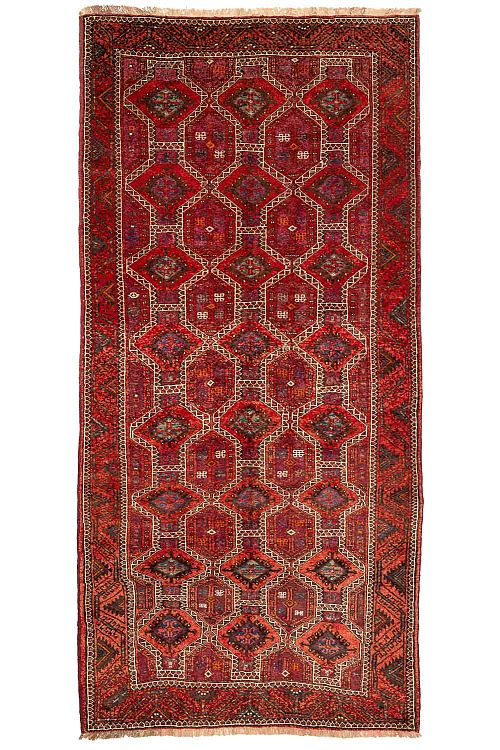 HANDMADE PERSIAN GHOUCHAN ANTIQUE CARPET 3,68X1,75